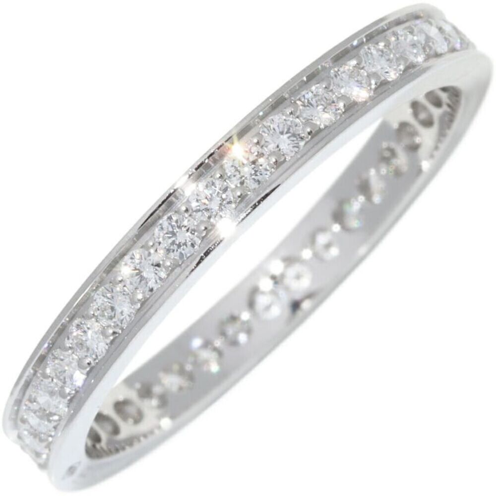 Cartier Ballerine Pt950 Diamond Ring Size 11.5